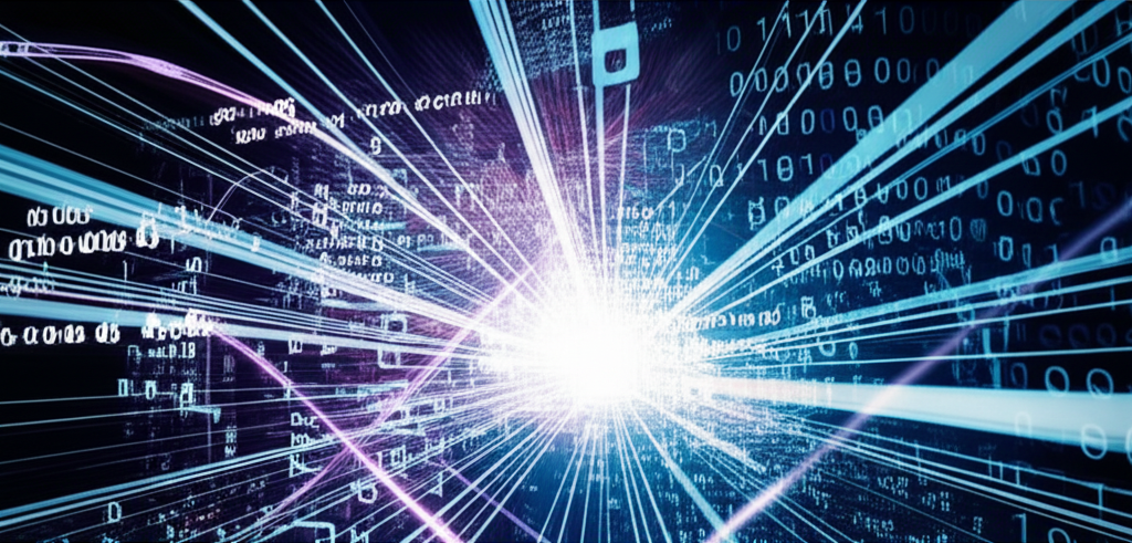 Futuristic digital art